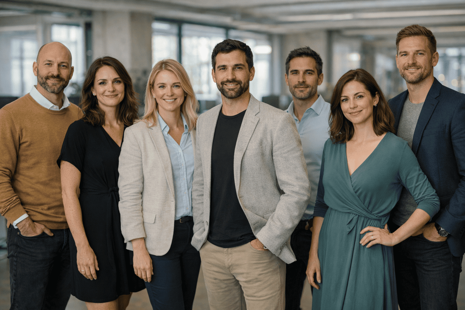Team working on AI trading platform — Salenta Guatagner